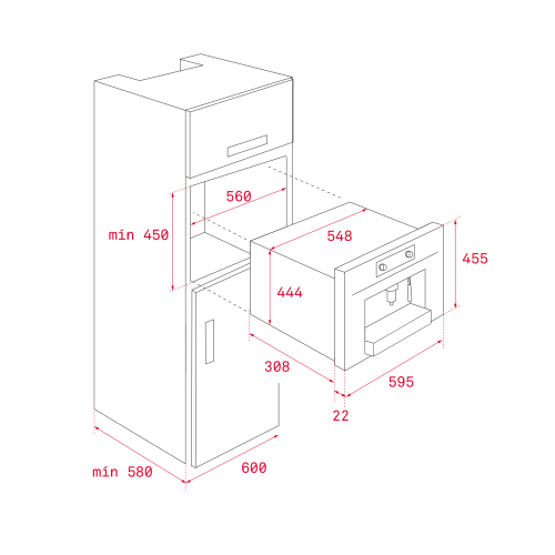 Вбудована кавоварка Teka CLC 835 MC чорне скло 40589513