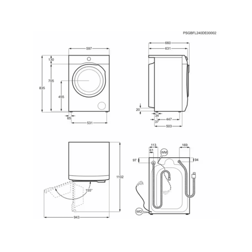Пральна машина з сушкою Electrolux EW7W4602U