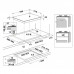 Газова варильна поверхня KitchenAid KHGL 642 NB
