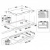 Газова варильна поверхня KitchenAid KHGL 742 NB Газова варильна поверхня KitchenAid KHGL 742 NB