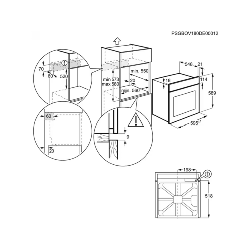 Духова шафа AEG NBR6P531SB