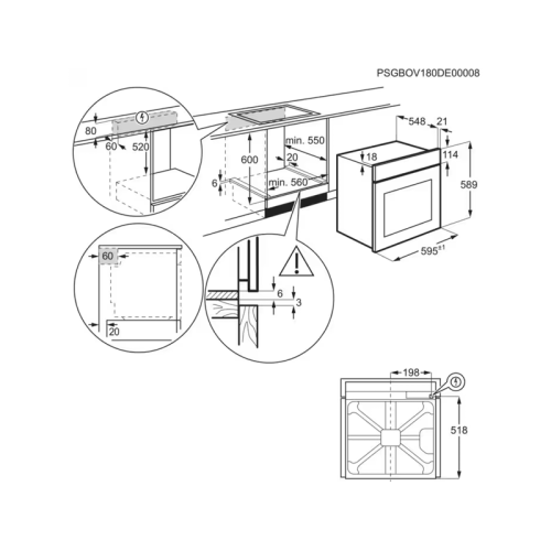 Духова шафа AEG NBR6P531SB