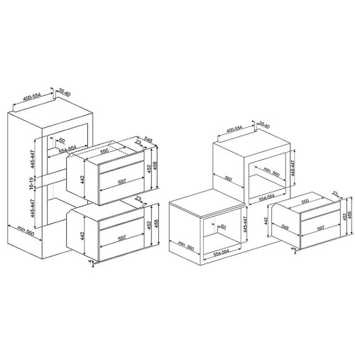 Духова шафа SMEG SF4604VCNX
