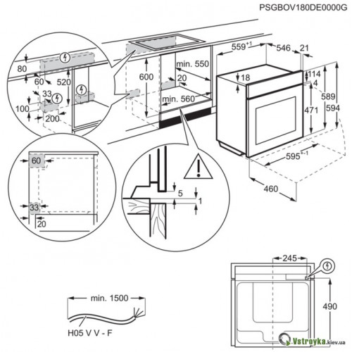 Духова шафа AEG BER455120B Духова шафа AEG BER455120B