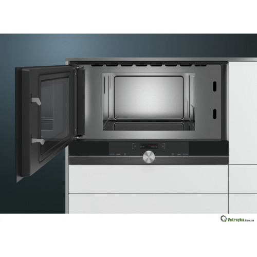 Вбудована мікрохвильова піч Siemens BF834RGB1 Вбудована мікрохвильова піч Siemens BF834RGB1