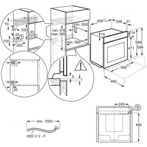 Духова шафа AEG BCE558370B