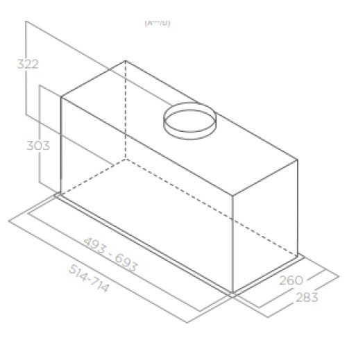 Вбудована витяжка Elica LANE SENSOR IX/A/52
