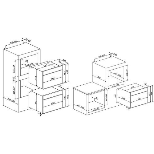 Духова шафа SMEG SF4604VCNX